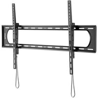 Black Manhattan wall mount bracket for 60"-120" TVs, tilt feature, VESA 50x50 to 900x600mm, supports up to 120kg.