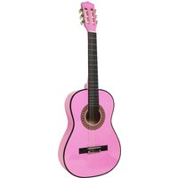 Pink Martin Smith 36-inch junior acoustic guitar with nylon strings and a black fretboard.
