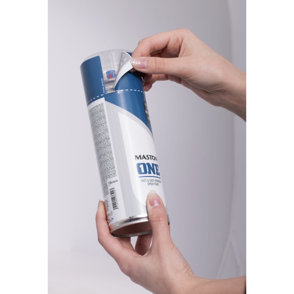 Maston One Gloss Spray Paint White Aluminium - image 4