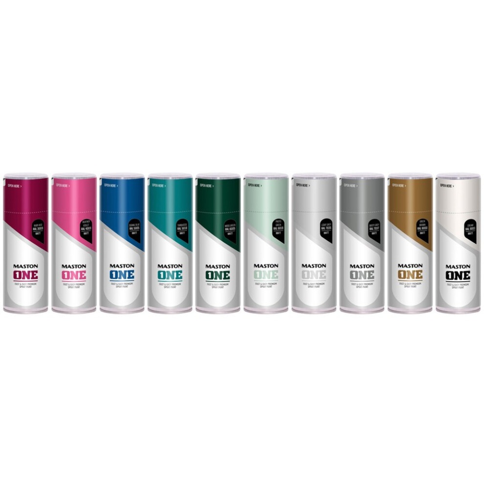 Maston One Satin Spray Paint Pastel Green - image 3