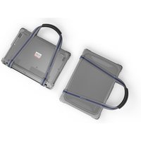 Gray/Clear MAXCases Extreme Shell-F3 Slide Case for Lenovo Chromebook, protective cover with reinforced edges.