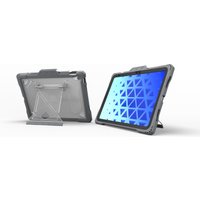 Black bezel-gray MAXCases Shield Extreme-X2 for iPad 10 & 11th gen, rugged design with stand and reinforced corners.