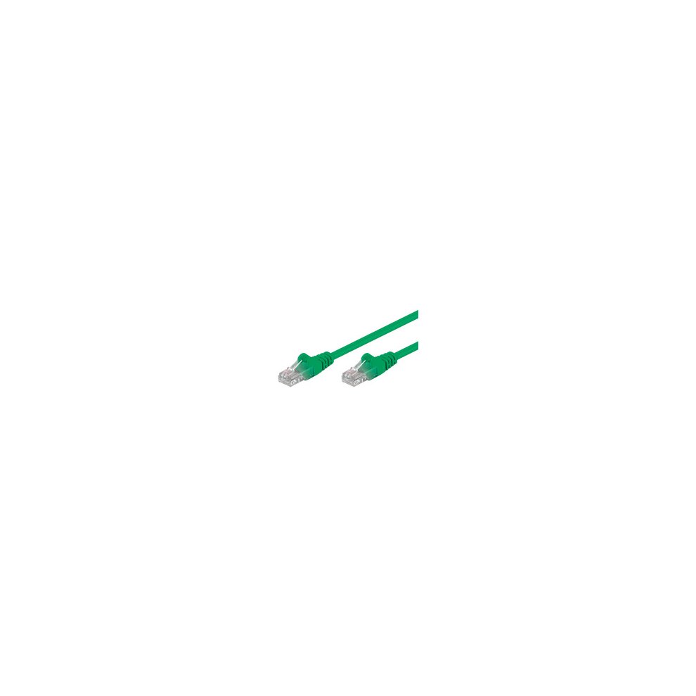 Green 7.5 meter Cat6 UTP PVC network cable featuring RJ45 male connectors on both ends, designed for high-speed data transmission.