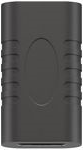 Black Microconnect USB 3.1 CFFADAPT cable gender changer, featuring a smooth plastic finish with ridged sides for grip, designed for USB-C connections.