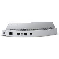 Platinum Microsoft Surface Hub 3 Pack Interface with multiple ports, curved design, and ventilation slots.