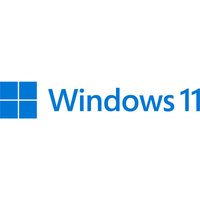 Windows 11 Home retail box with blue Windows logo and text on a white background.