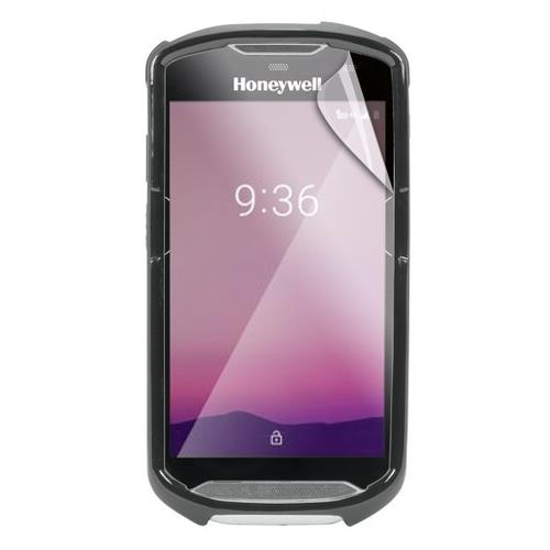 Black anti-shock protector case for a smartphone, featuring reinforced corners, a transparent front cover, and a sleek design, ideal for rugged use.