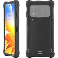 Black Mobilis phone case for 6.7" device, rugged design with reinforced corners and precise button cutouts.