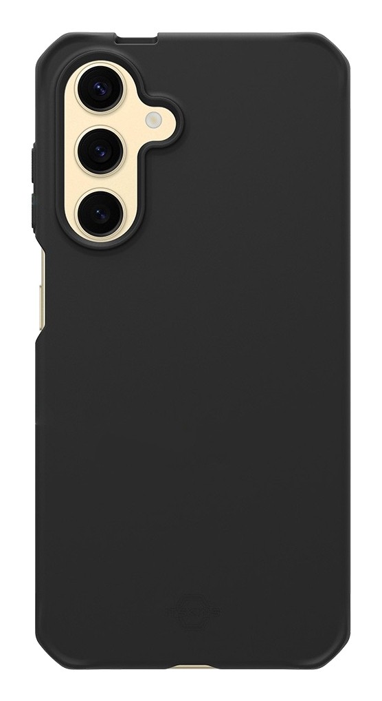 Black mobile phone case designed for 6.7" devices, featuring a sleek matte finish, cutouts for camera lenses, and a durable, lightweight construction.