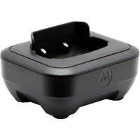 Black Motorola PMLN8231AR battery charger with a compact design and two charging prongs, featuring the Motorola logo.