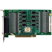 Green Moxa PCI 64 ISOL OC OU circuit board with multiple black chips and gold connectors on the edge.