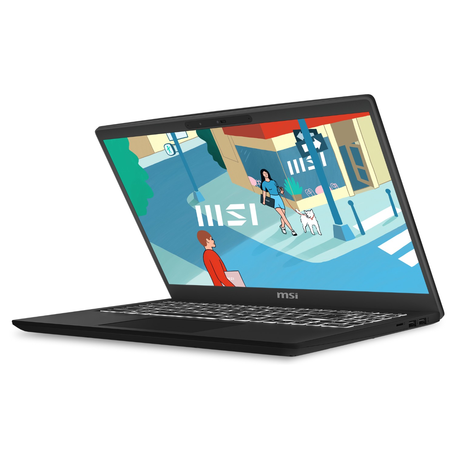 MSI Modern 15 H C13M-274UK Intel Core i7 i7-13700H Laptop 39.6 cm (15.6") Full HD 16 GB DDR4-SDRAM 512 GB SSD Wi-Fi 6E (802.11ax) Windows 11 Home Black - image 5