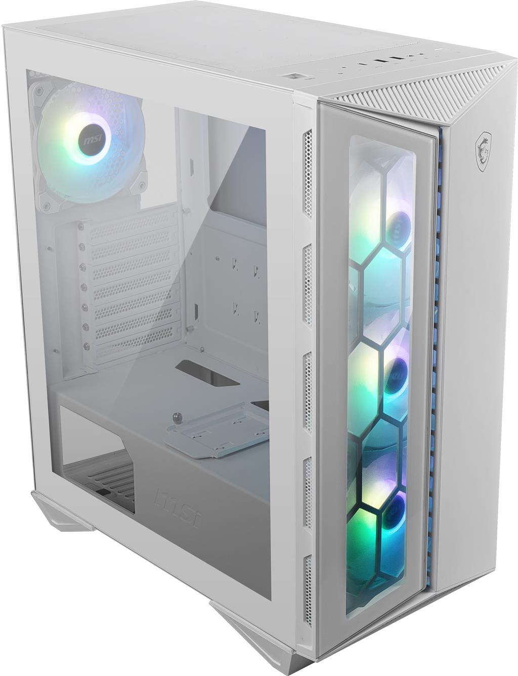 MSI MPG GUNGNIR 110R WHITE Mid Tower Gaming Computer Case 'White. - image 2