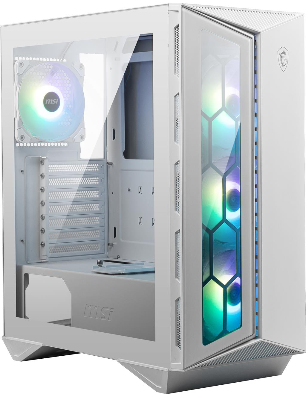 MSI MPG GUNGNIR 110R WHITE Mid Tower Gaming Computer Case 'White. - image 4