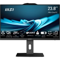 MSI Pro AP242P 14M All in One PC with 23.8" display, slim black bezel, and integrated stand, no RAM included.