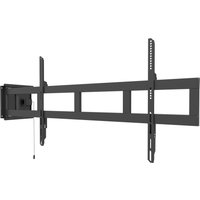 Black Multibrackets swing arm mount with 180-degree rotation, large size, rectangular frame, and adjustable brackets.