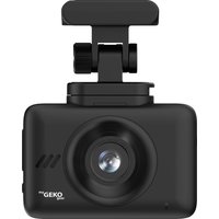 Black MyGEKOgear Orbit 535 dash cam with 4K Ultra HD lens and Wi-Fi, featuring a compact rectangular design.