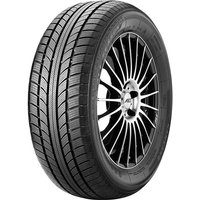 Nankang NK All Season Plus tire, 195/45 R16, black tread, rim protection, radial grooves, and sidewall detailing.