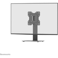 Black Neomounts DS45-430BL12 TV stand for 23-43" screens with swivel mount and sturdy rectangular base.