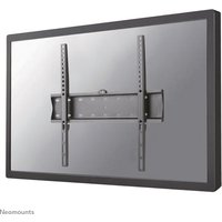 Black Neomounts TV wall mount for 32-55" screens, ultra-flat design with adjustable brackets and sleek finish.