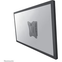 Black Neomounts NM-W60 tiltable wall mount for 10-30" monitors/TVs with sleek design and adjustable bracket.