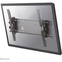 Black Neomounts PLASMA-W200BLACK TV mount, tiltable, fits 37-85" screens, sleek design with adjustable brackets.