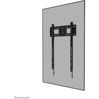 Black Neomounts heavy-duty wall mount for 50-98" screens, fixed, lockable, portrait orientation, TÜV certified.