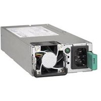 Silver NETGEAR 1000W power supply unit with cooling fan, power connectors, and green power switch.