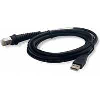 Black Newland CBL042UA USB cable, 2 meters long, with standard USB and RJ45 connectors.