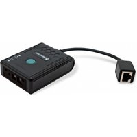 Black Newland FM415 Bass Barcode module with 1D/2D CMOS sensor and Ethernet cable connection.