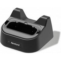 Black Newland NLS-CD9050-03X mobile device charger with cradle design and Newland logo on front.