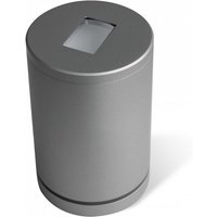 Gray cylindrical Newland NVF260-20 barcode reader with a top-facing rectangular scanner window.