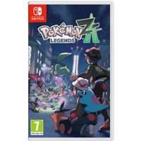 Nintendo Switch game case for Pokémon Legends: Z-A, featuring characters and Pokémon in a vibrant cityscape.