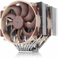 Noctua NH-D15 G2 air cooler with dual 14 cm fans, beige and brown color, and large aluminum heat sinks.