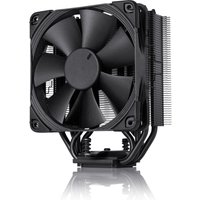 Black Noctua NH-U12S CHROMAX processor heatsink with 12 cm fan, sleek design, and aluminum fins.