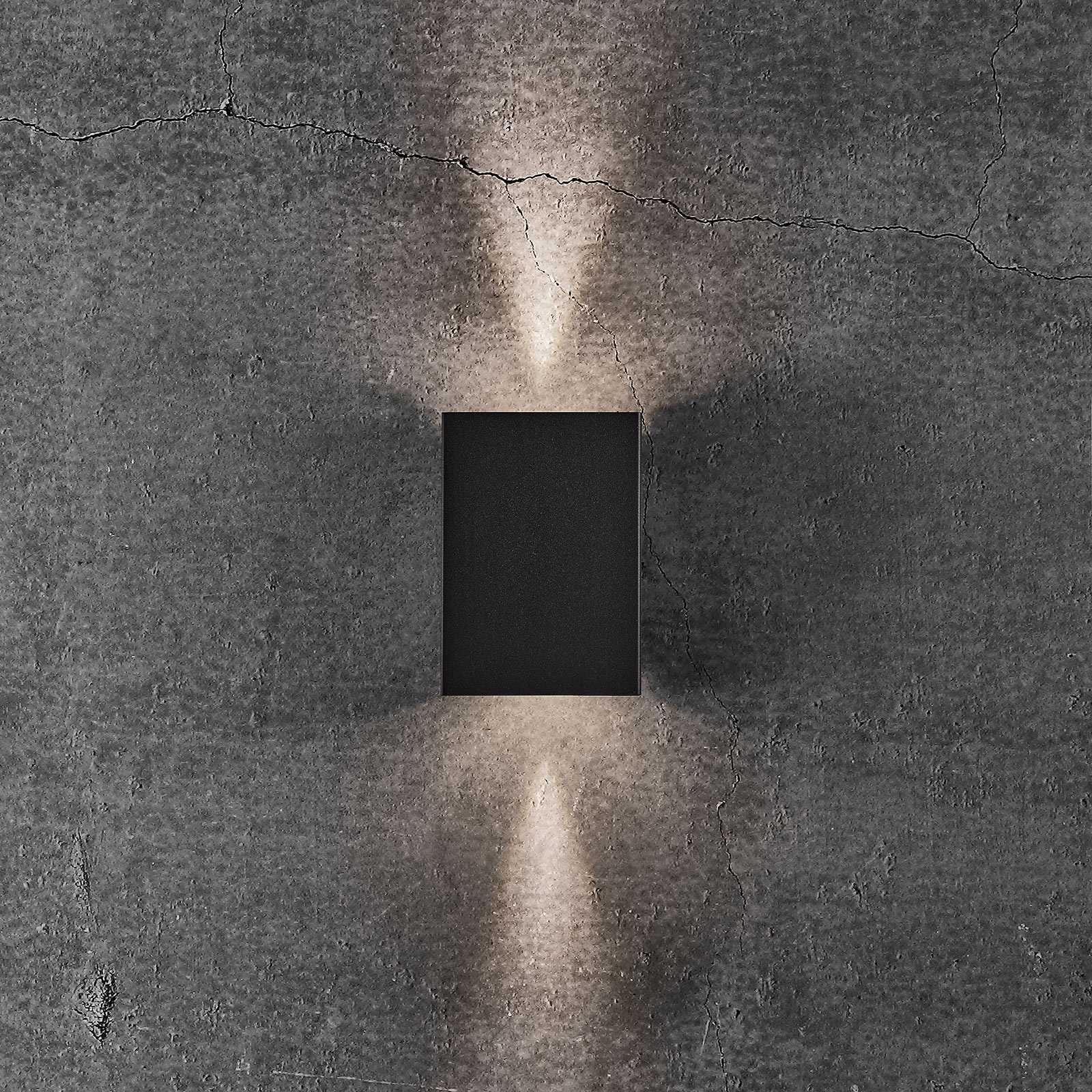 Nordlux Fold LED outdoor wall light, 10 x 15 cm, black - image 3