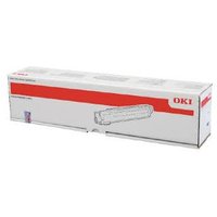 White OKI drum kit box with red stripe, model 01333304, for ES 7460, 30K pages capacity.