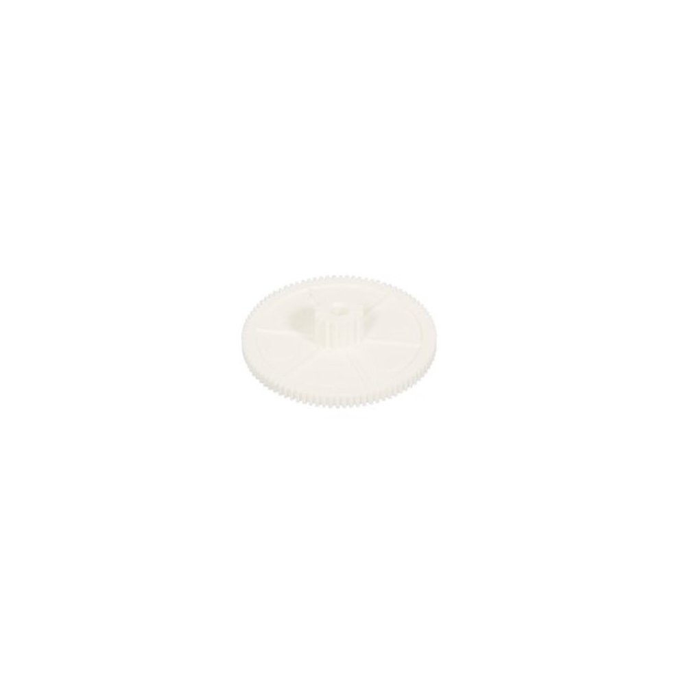 White plastic drive gear for the OKI 3PB4055-2440P1 printer/scanner, featuring a circular shape with ridged edges and a central mounting hub.