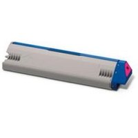 Gray and blue OKI toner cartridge with magenta end, compatible with ES 9431/9541, yields 38K pages.
