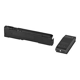 Black optional tray for OKI C650dn printer, featuring a sleek design with a smooth finish and compact size, designed to enhance paper handling capacity.