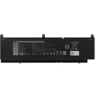 Black rectangular Dell laptop battery with white text and symbols, Origin Storage branding.