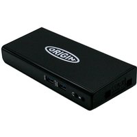 Black Origin Storage Docking Station USB 3.0 with logo, two USB ports, and power button on the front panel.