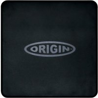 Black Origin Storage Docking Station with USB-C/A ports, sleek square design, and Origin logo on top surface.