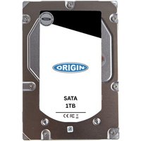 Origin Storage 1TB 3.5in SATA HDD, silver casing, white label with blue logo, 7200RPM, non-hotplug design