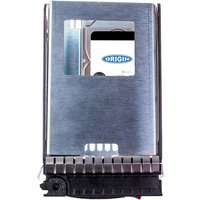 Origin Storage 900GB 3.5in SAS HDD in metallic hot swap caddy with visible branding and connector port.