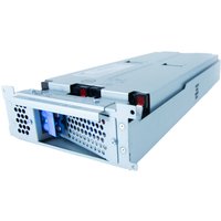 Silver Origin Storage UPS Battery Cartridge RBC43 with vented metal casing and connector ports.