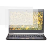 Origin Storage 11.6in anti-glare screen protector, transparent, fits 16:9 displays, shown on a laptop screen.