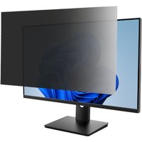 Magnetic 24-inch 2-way security filter for monitors, black tint, fits 16:10 screens, includes anti-glare feature.