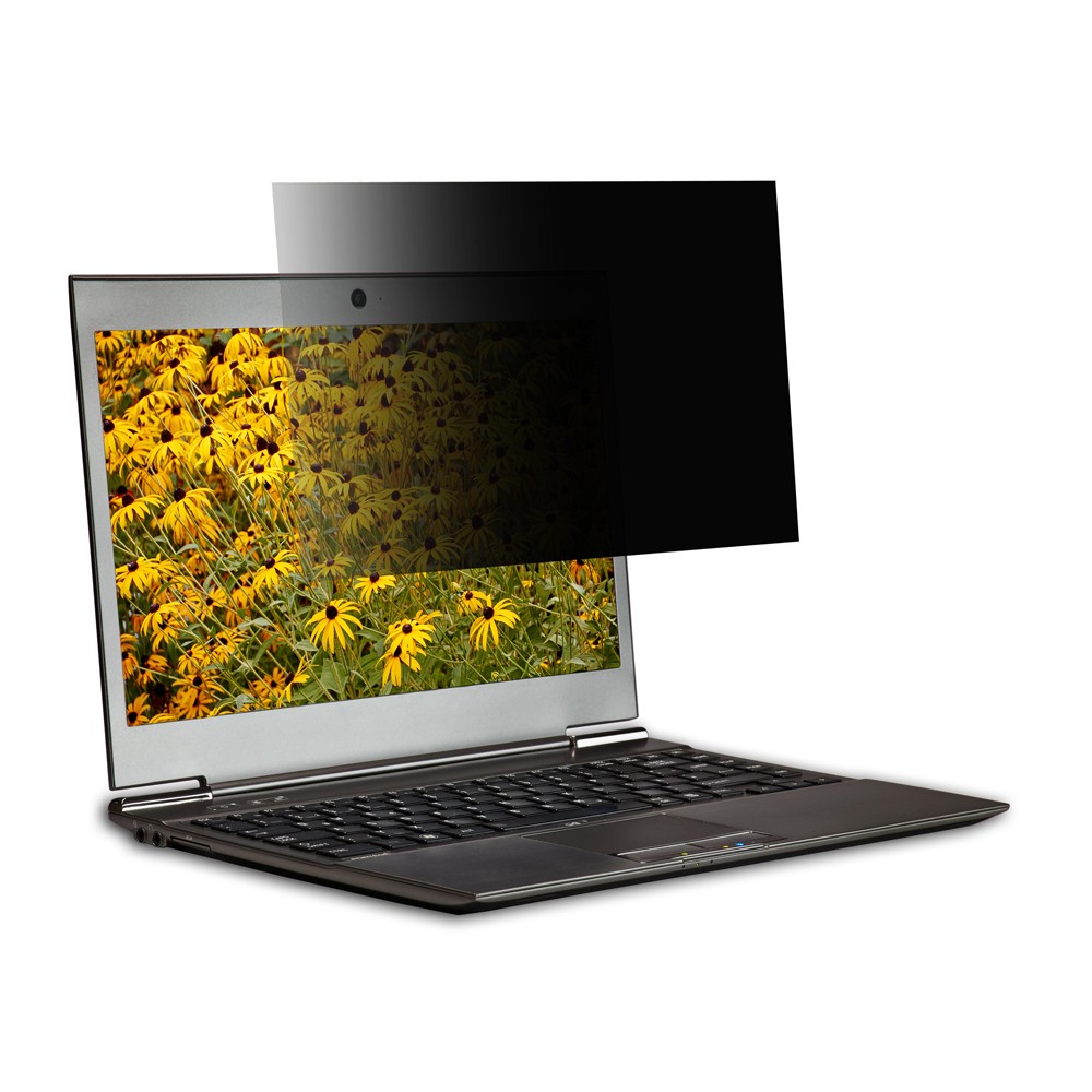 Origin Storage Security Filter for Dell P2422H, 23.8 inches, features a black privacy screen that reduces side viewing angles, enhancing screen security and privacy.