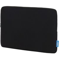 Black Origin Storage Smart Sleeve 15.6in with smooth texture and small blue tag on the side.